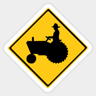 Farm Vehicles Warning Sign Sticker